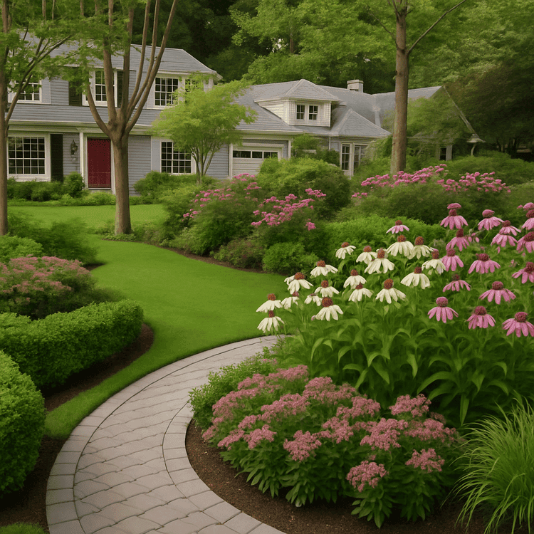 AI garden design features