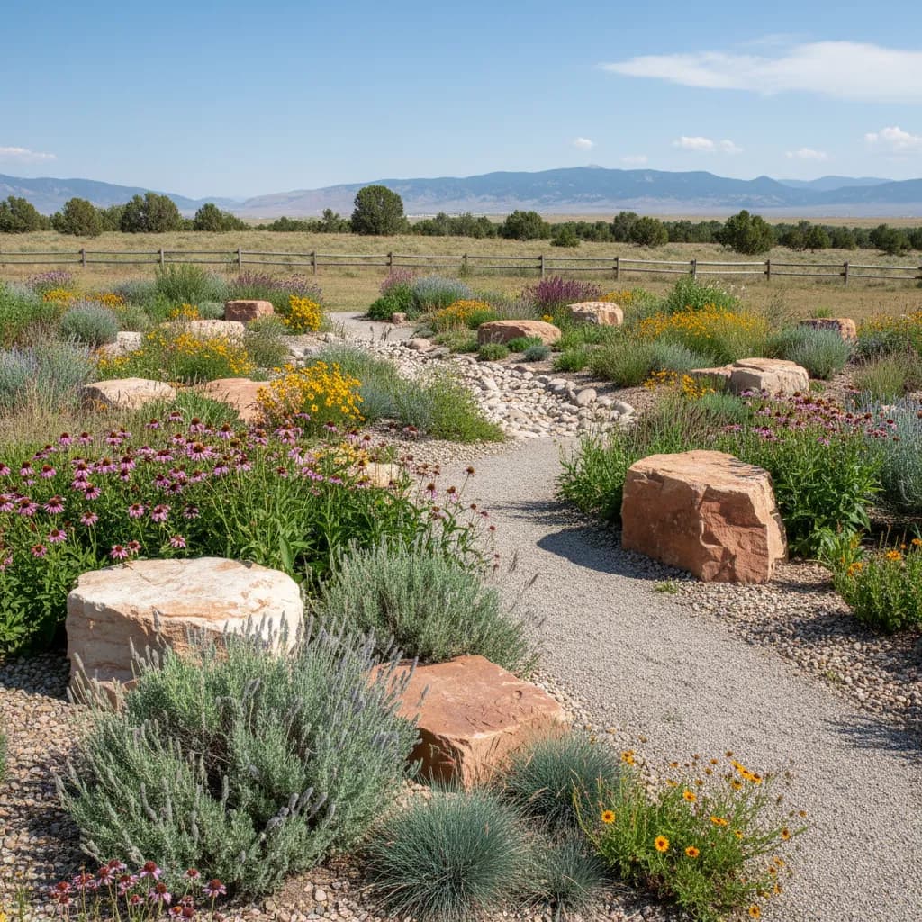 Western Xeriscape landscaping style