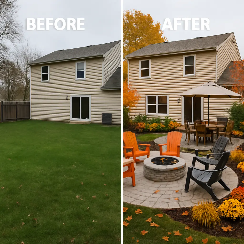 AI Backyard Makeover: Real Before & After With Full Costs
