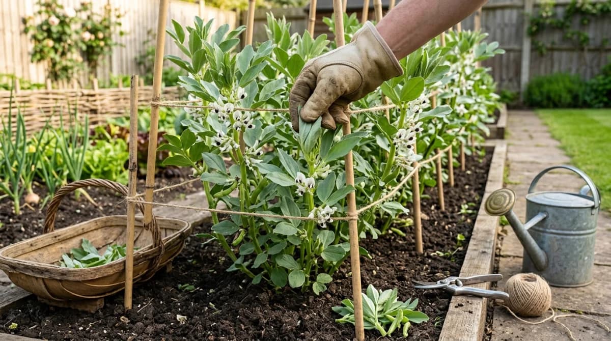 Pinch Out Your Broad Bean Tips This Week to Beat the Blackfly