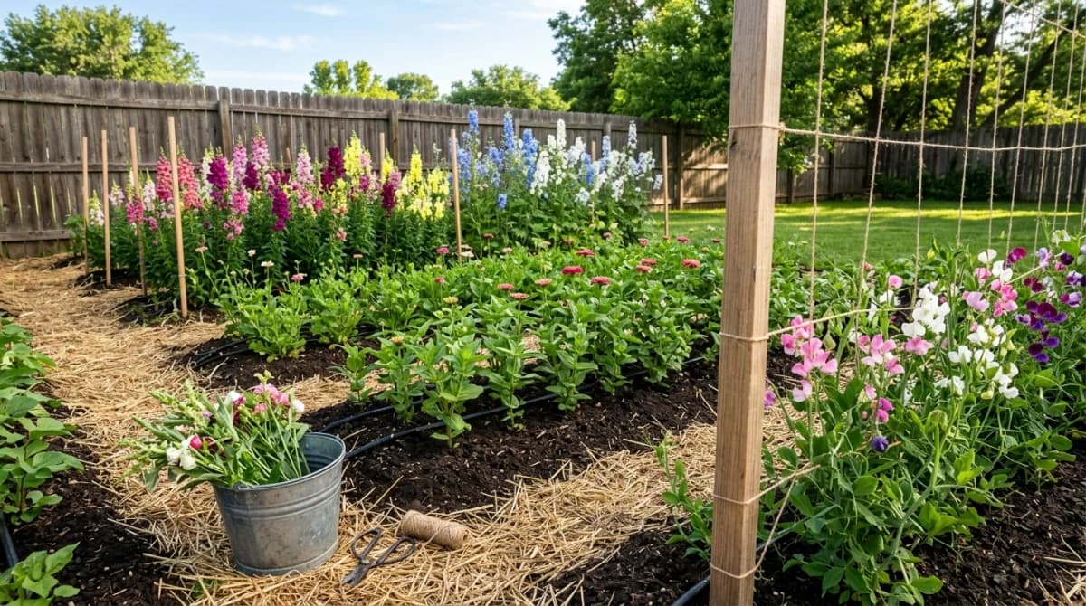 How to Plan a Cut Flower Garden That Blooms from Spring to Frost