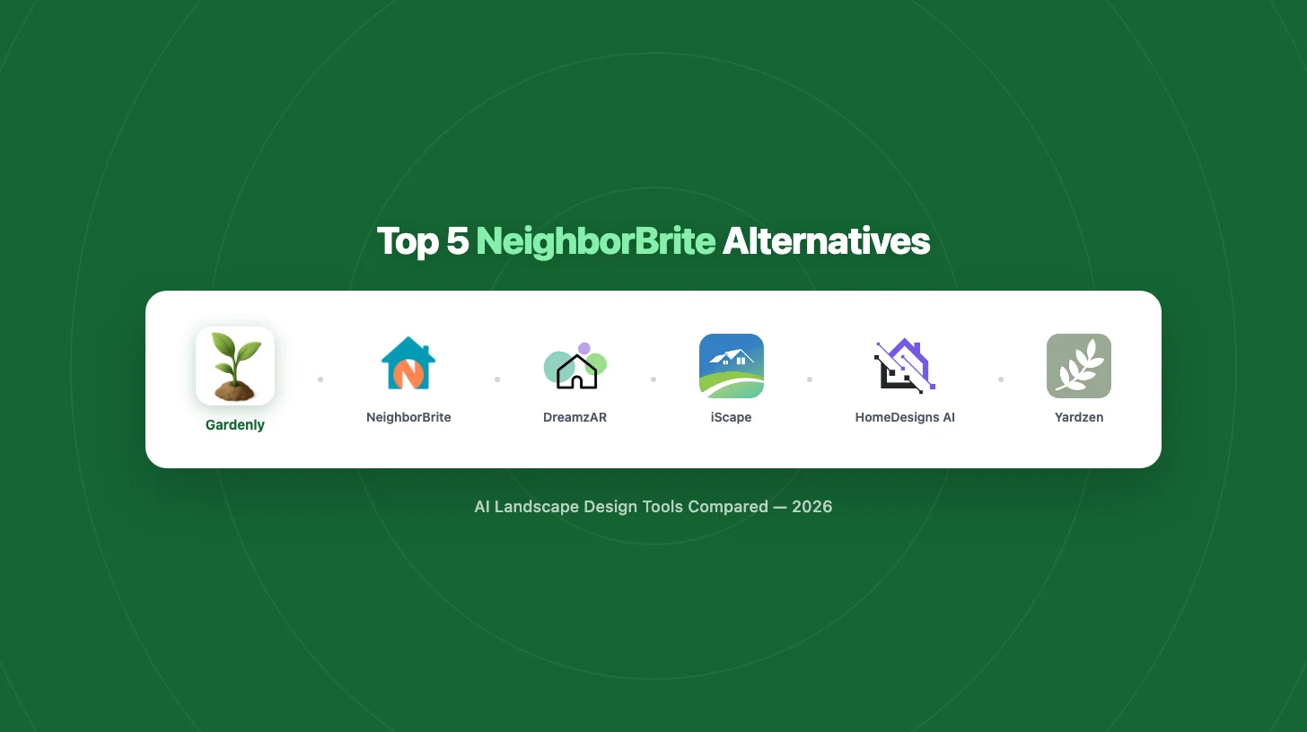 Top 5 NeighborBrite Alternatives for AI Landscape Design in 2026