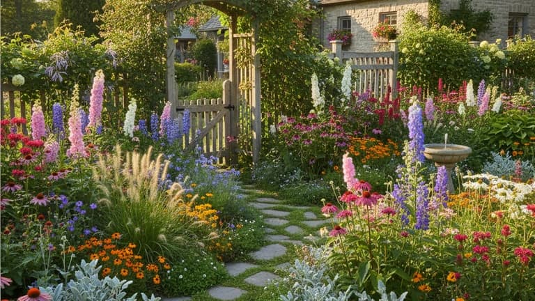 Cottage Garden in Canada