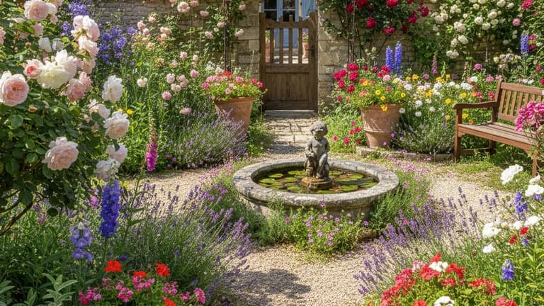 Jardin de Cottage in France