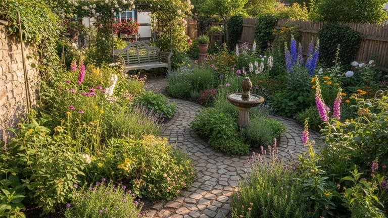 Bauerngarten in Deutschland