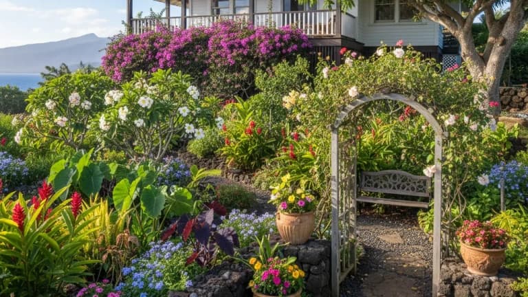Cottage Garden in Hawaii