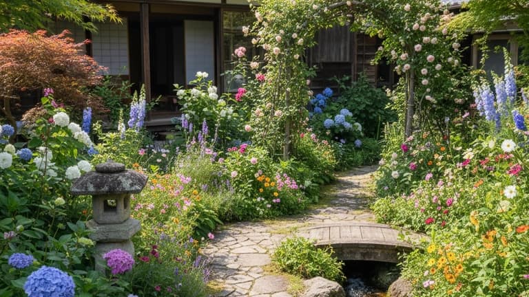 Cottage Garden in Japan