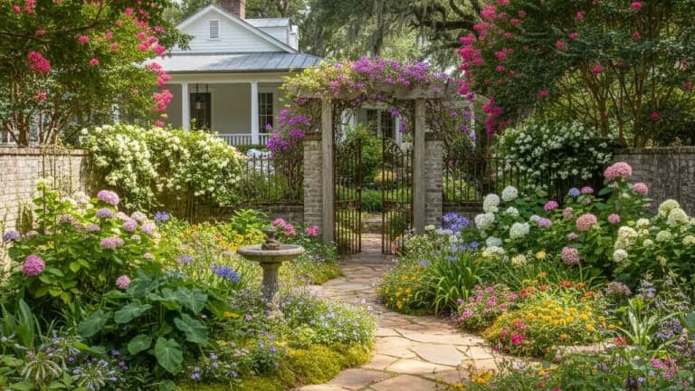 Cottage Garden in Louisiana
