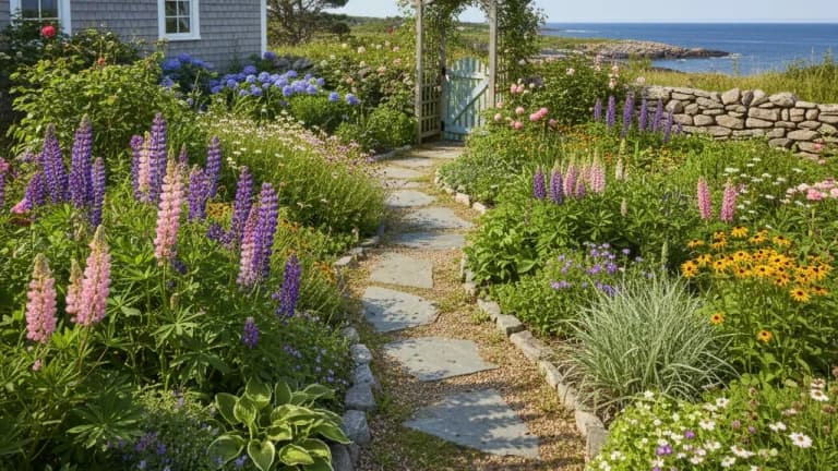 Cottage Garden in Maine