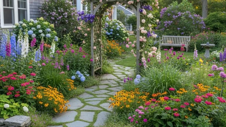 Cottage Garden in Massachusetts
