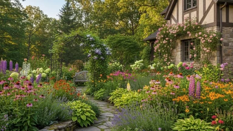Cottage Garden in Michigan