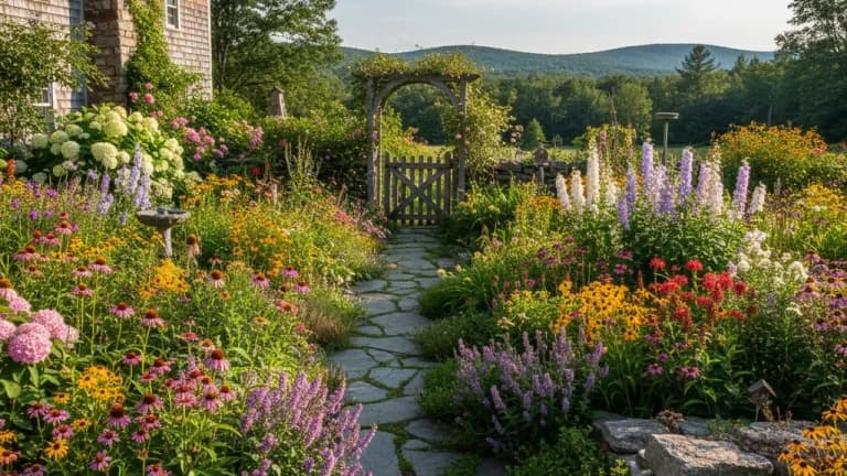 Cottage Garden in New Hampshire