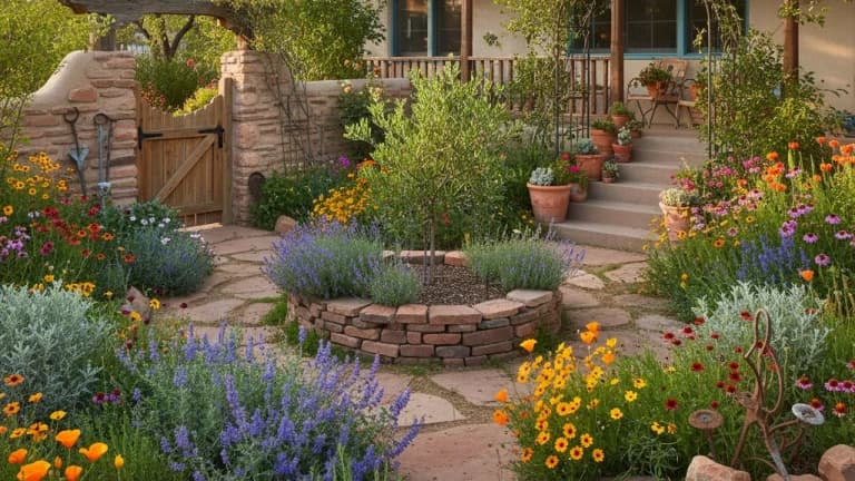 Cottage Garden in New Mexico
