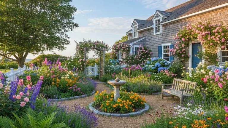 Cottage Garden in Rhode Island