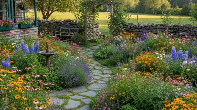 Cottage Garden in Vermont