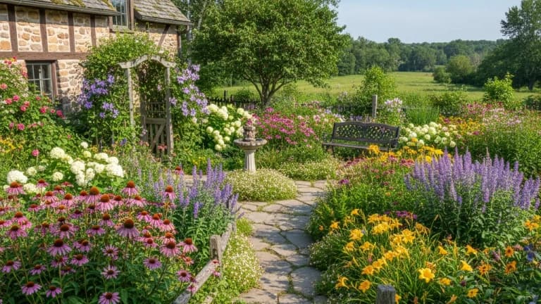 Cottage Garden in Wisconsin