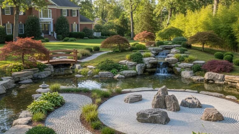 Japanese Garden in Indiana