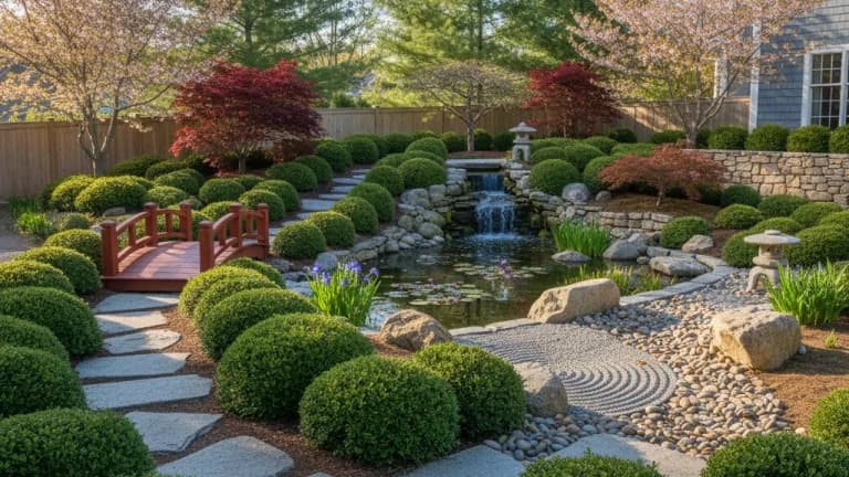 Japanese Garden in Massachusetts