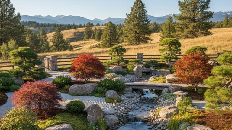 Japanese Garden in Montana