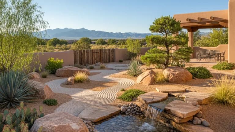 Japanese Garden in New Mexico