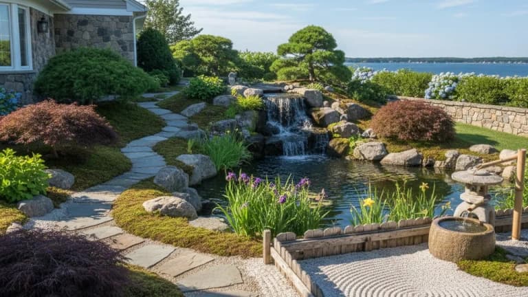 Japanese Garden in Rhode Island