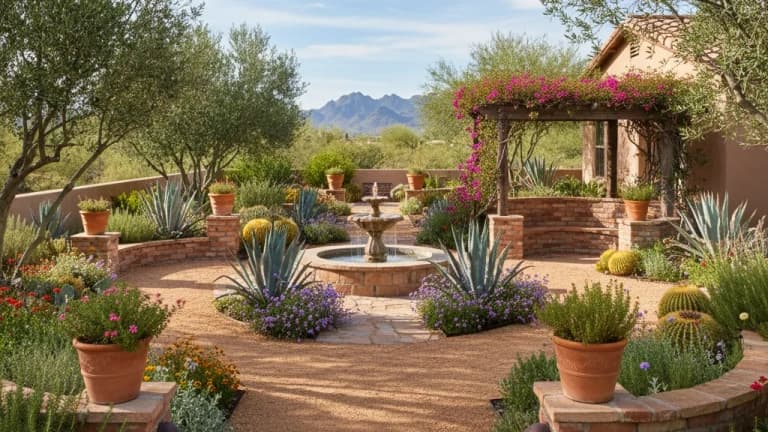 Mediterranean Garden in Arizona