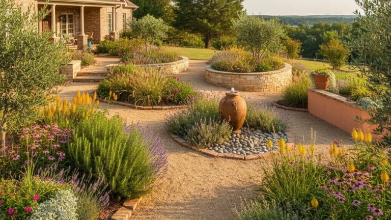 Mediterranean Garden in Arkansas