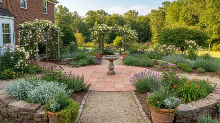 Mediterranean Garden in Indiana