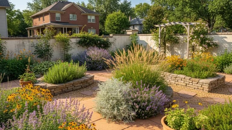 Mediterranean Garden in Iowa