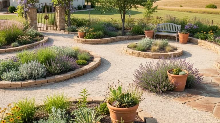 Mediterranean Garden in Kansas