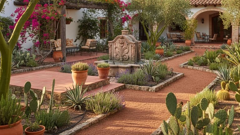 Mediterranean Garden in Mexico
