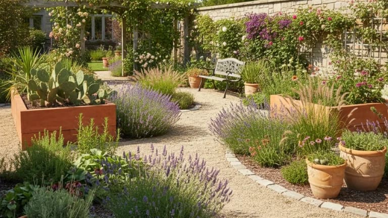 Mediterranean Garden in Michigan