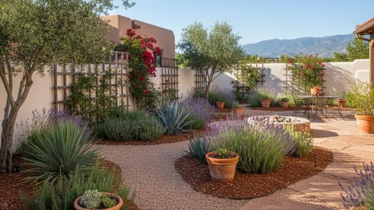 Mediterranean Garden in New Mexico