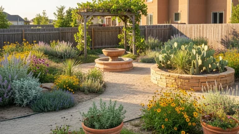 Mediterranean Garden in North Dakota