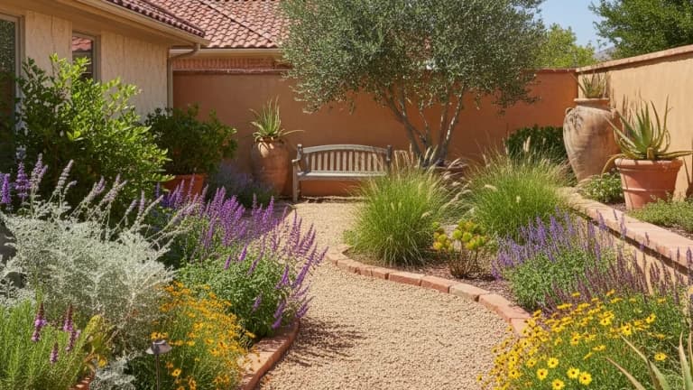 Mediterranean Garden in Oklahoma