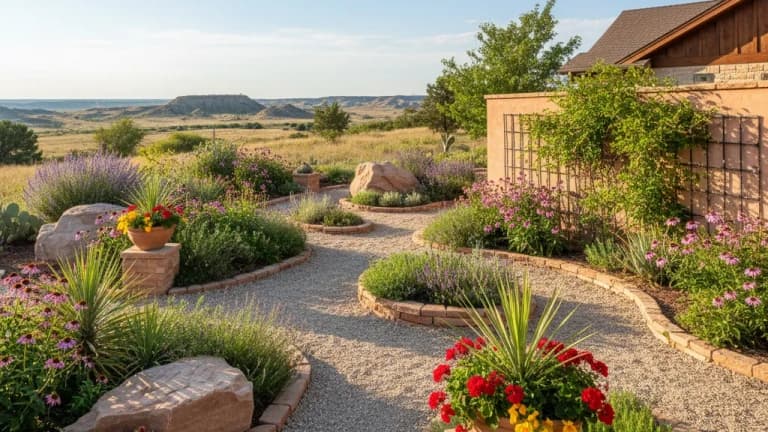 Mediterranean Garden in South Dakota