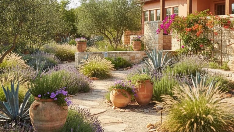 Mediterranean Garden in Texas