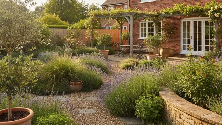 Mediterranean Garden in United Kingdom