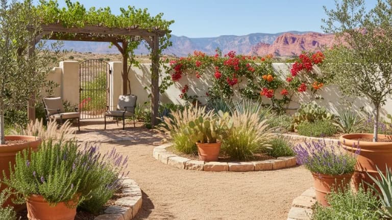 Mediterranean Garden in Utah