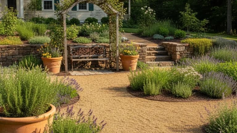 Mediterranean Garden in Vermont