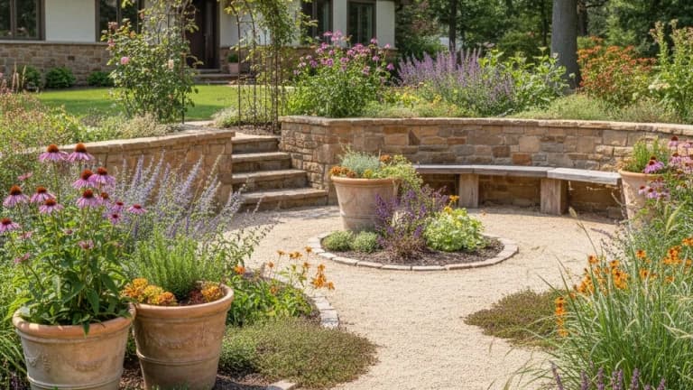 Mediterranean Garden in Wisconsin