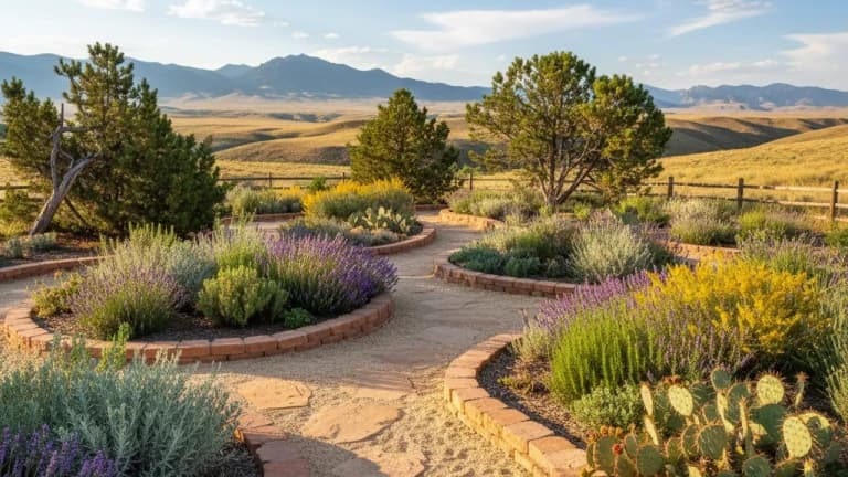 Mediterranean Garden in Wyoming