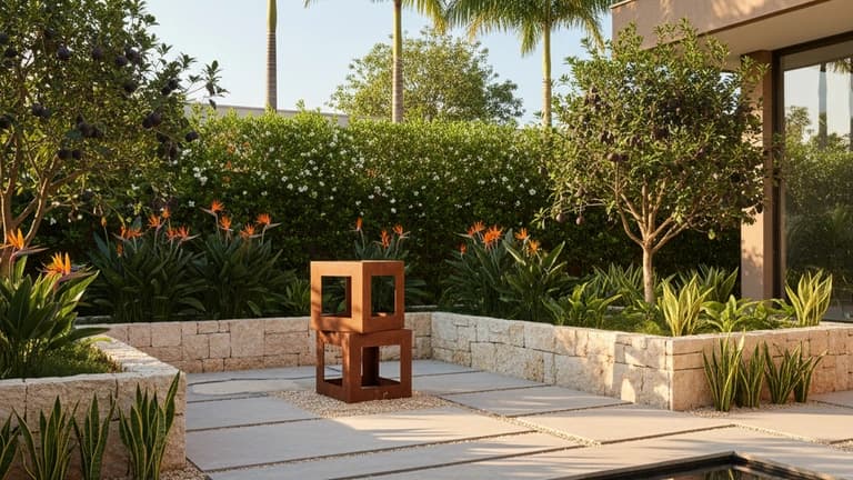Jardim Moderno Minimalista in Brasil