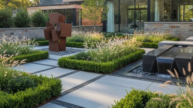Modern Minimalist Garden in Delaware