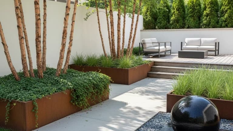 Modern Minimalist Garden in Maryland