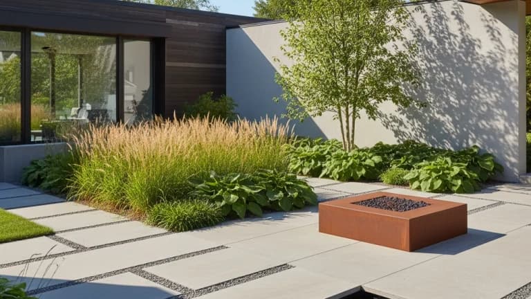 Modern Minimalist Garden in Ohio