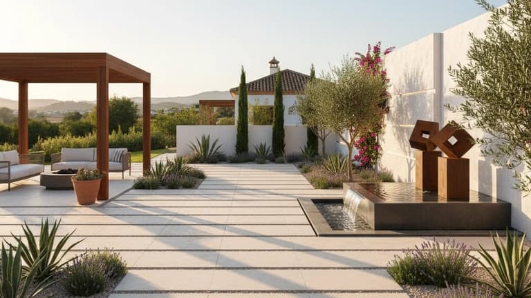 Jardín Moderno Minimalista in España