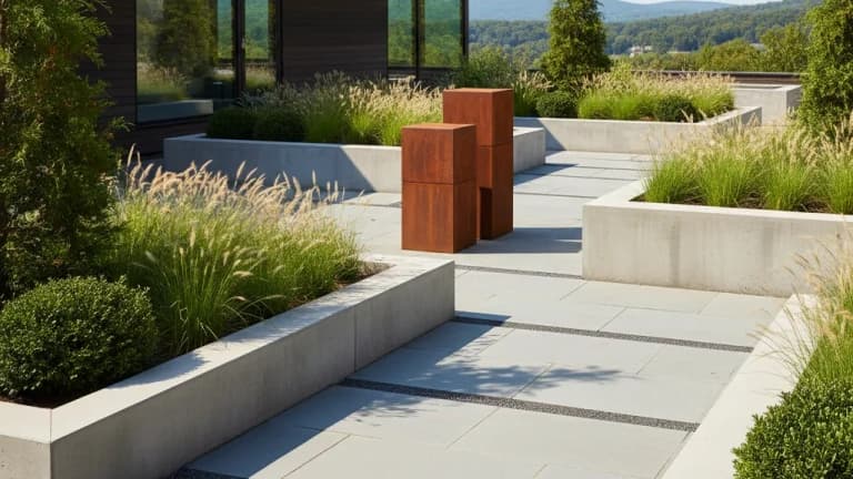 Modern Minimalist Garden in Tennessee