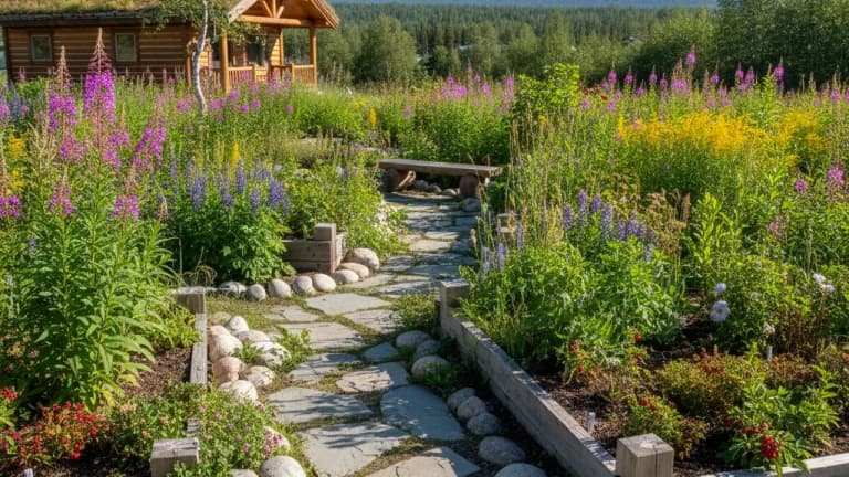 Native Plant Garden in Alaska