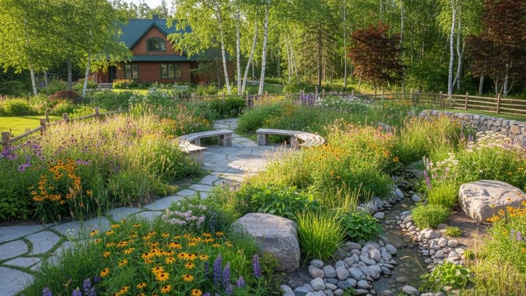 Native Plant Garden in Canada